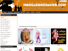 Tablet Screenshot of mensagensdaweb.com